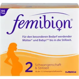 Femibion Pregnancy 2 D3 + DHA + 400 μg Folate, 2x96 pcs