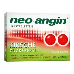 NEO-ANGIN Pastile za grlo Trešnja
