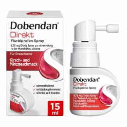 DOBENDAN Direkt Flurbiprofen sprej 8,75 mg/doza oralno, 15 ml