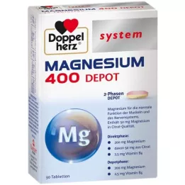 DOPPELHERZ Magnezij 400 Depot System Tablets, 30 ST