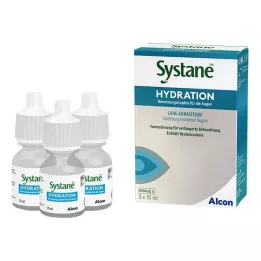 SYSTANE HYDRATION Kapi za podmazivanje za oči, 3X10 ml