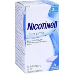 NICOTINELL žvakaće gume koplja 2 mg, 96 ST