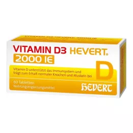 VITAMIN D3 HEVERT 2.000 IU tablete, 60 kom