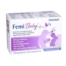 TETESEPT Femi Baby filmom obložene tablete+meke kapsule, 2X30 kom