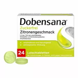 DOBENSANA limunova korica bez šećera 1,2mg/0,6mg lut., 24 kom