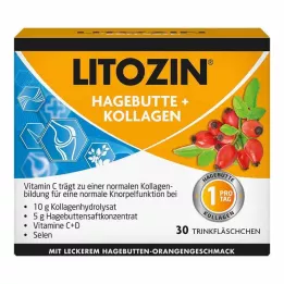 LITOZIN Bočica za piće Šipak+Kolagen, 30X25 ml