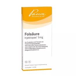 FOLSÄURE INJEKTOPAS 5 mg otopina za injekciju, 10 kom