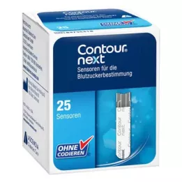 CONTOUR Trake za testiranje senzora Next, 1X25 kom