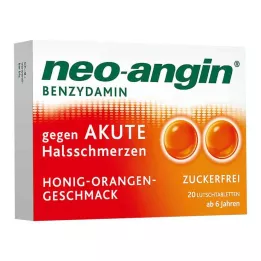 NEO-ANGIN Benzidamin akutna upala grla. Med-naranča, 20 kom