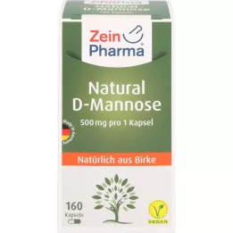 NATURAL D-mannoza 500 mg kapsula, 160 ST