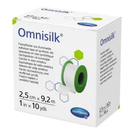 OMNISILK Fiksni flaster umjetna svila 2,5 cm x 9,2 m, 1 kom