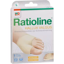 RATIOLINE Jastučić za zaštitu od pritiska Hallux valgus veličina L, 1 kom