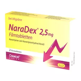NARADEX 2,5 mg filmom obložene tablete, 2 kom