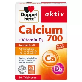 DOPPELHERZ Kalcij 700+tablete vitamina D3, 30 ST