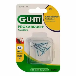 GUM Proxabrush Classic zamjenske četke 1,3 mm, 8 komada