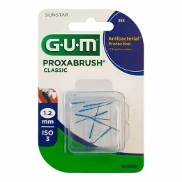 GUM Proxabrush Classic zamjenske četke 1,2 mm, 8 komada