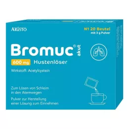 BROMUC akutna 600 mg tableta za iskašljavanje protiv kašlja za oralnu primjenu, 20 kom