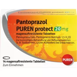 PANTOPRAZOL PUREN Zaštitite 20 mg gastrointestinalnog