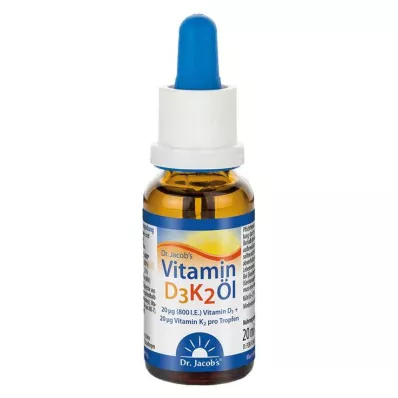 VITAMIN D3K2 Uljne Dr.Jakovljeve kapi, 20 ml