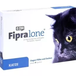 FIPRALONE 50 mg otopina za mrlje za mačke, 4 kom