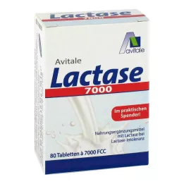 LACTASE 7.000 FCC tableta u dozatoru, 80 kom
