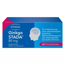 GINKGO STADA 80 mg tablete prekrivenih filmom, 60 ST