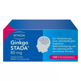 GINKGO STADA 80 mg tablete prekrivenih filmom, 120 ST