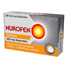 NUROFEN 200 mg Lemon topljive tablete, 24 kom