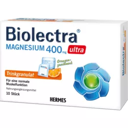 BIOLECTRA Magnezij 400 mg ultra piće gran.Orange, 10 kom