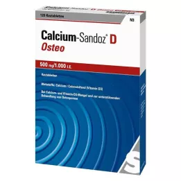 CALCIUM SANDOZ D Osteo 500 mg/1000 IU tablete za žvakanje, 120 kom