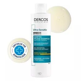 VICHY DERCOS ultra osjetljivi šampon za suho vlasište, 200 ml