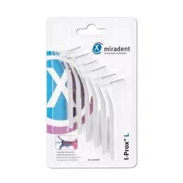 MIRADENT Interdentalna četkica I-Prox L 0,6 mm bijela, 6 kom
