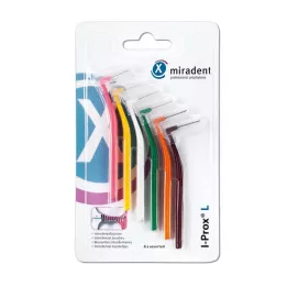 Miradent Interdental Brush I-Prox L Sorted, 6 pcs