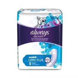 ALWAYS diskretni umetak za inkontinenciju dugi plus, 8 komada