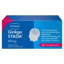 GINKGO STADA 40 mg filmom obložene tablete, 30 kom