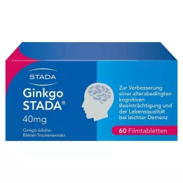 GINKGO STADA 40 mg tablete prekrivenih filmom, 60 ST