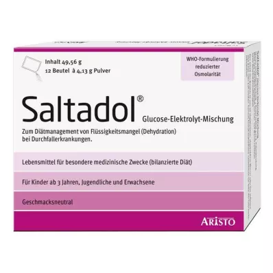 SALTADOL Elektrolit u prahu za oralnu primjenu, 12 kom SALTADOL Elektrolit u prahu za oralnu primjenu, 12 kom
