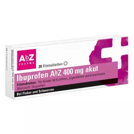 IBUPROFEN AbZ 400 mg akutne filmom obložene tablete, 20 kom