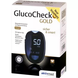 GLUCOCHECK GOLD Uređaj za mjerenje šećera u krvi set MMOL/L, 1 ST
