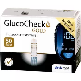 GLUCOCHECK GOLD Ispitne trake šećera u krvi, 50 sati