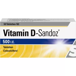 VITAMIN D SANDOZ 500 IU tablete, 50 kom
