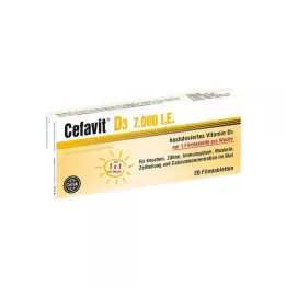 CEFAVIT D3 7.000 IU filmom obložene tablete, 20 kom