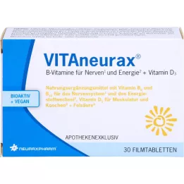 VitanEurax B vitamins + Vitamin D3 film-coated tablets, 30 pcs