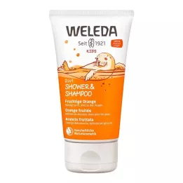 WELEDA Dječji 2u1 tuš &amp; Šampon voćna naranča, 150 ml