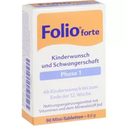 FOLIO 1 Forte Film -Okriveni tablete, 90 ST