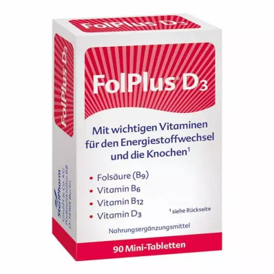 FOLPLUS+D3 tablete, 90 kom FOLPLUS+D3 tablete, 90 kom