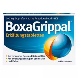 BOXAGRIPPAL Tablete protiv prehlade 200 mg/30 mg FTA, 20 kom