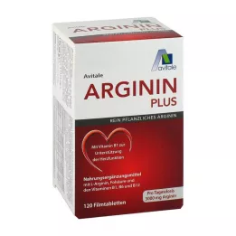 ARGININ PLUS Vitamin B1+B6+B12+folna kiselina filmom obložene tablete, 120 kom