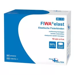 FIXIERBINDE elastična 10 cmx4 m celofanirana, 1 kom