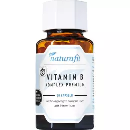 NATURAFIT Vitamin B kompleks premium kapsule, 60 kom